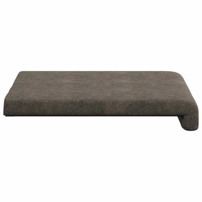 Bankkussen 4 st Faux Suède Stof Donkergrijs Diepte 35 cm