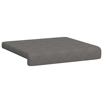 Bankkussen 4 st Microvezel Donkergrijs Diepte 35 cm