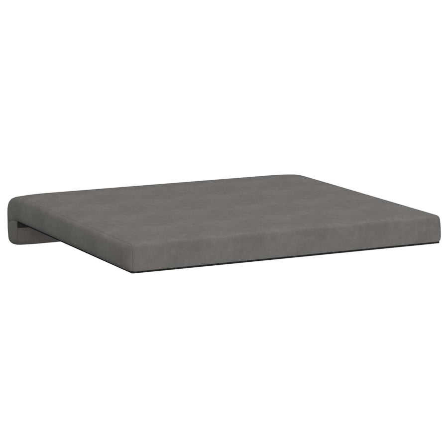 Bankkussen 4 st Microvezel Donkergrijs Diepte 35 cm
