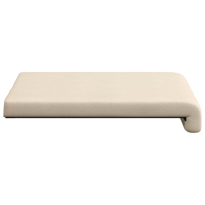 Bankkussen 4 st Microvezel Beige Diepte 35 cm