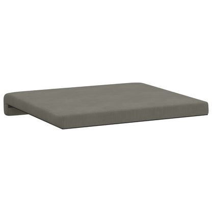 Bankkussen 4 st corduroy Lichtgrijs Diepte 35 cm