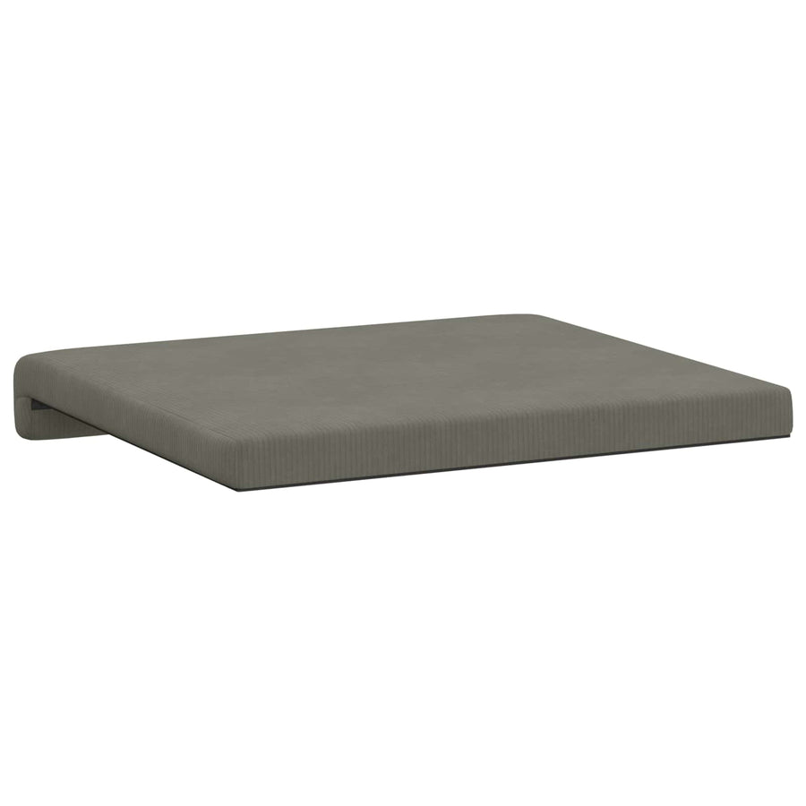 Bankkussen 4 st corduroy Lichtgrijs Diepte 35 cm