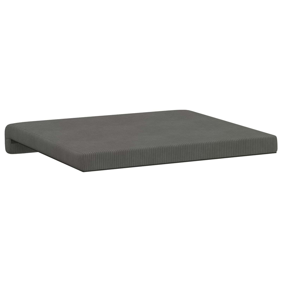 Bankkussen 4 st corduroy Donkergrijs Diepte 35 cm