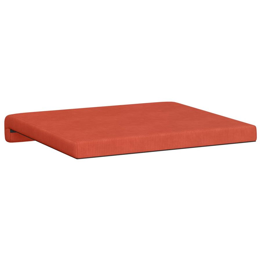 Bankkussen 4 st corduroy Rood-oranje Diepte 35 cm