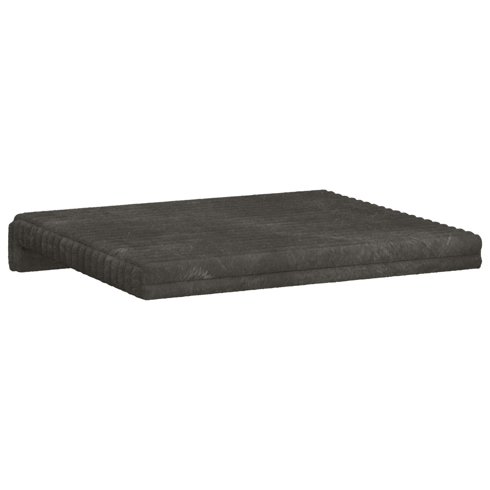 Bankkussen 4 st Pluche Corduroy Antraciet Diepte 35 cm