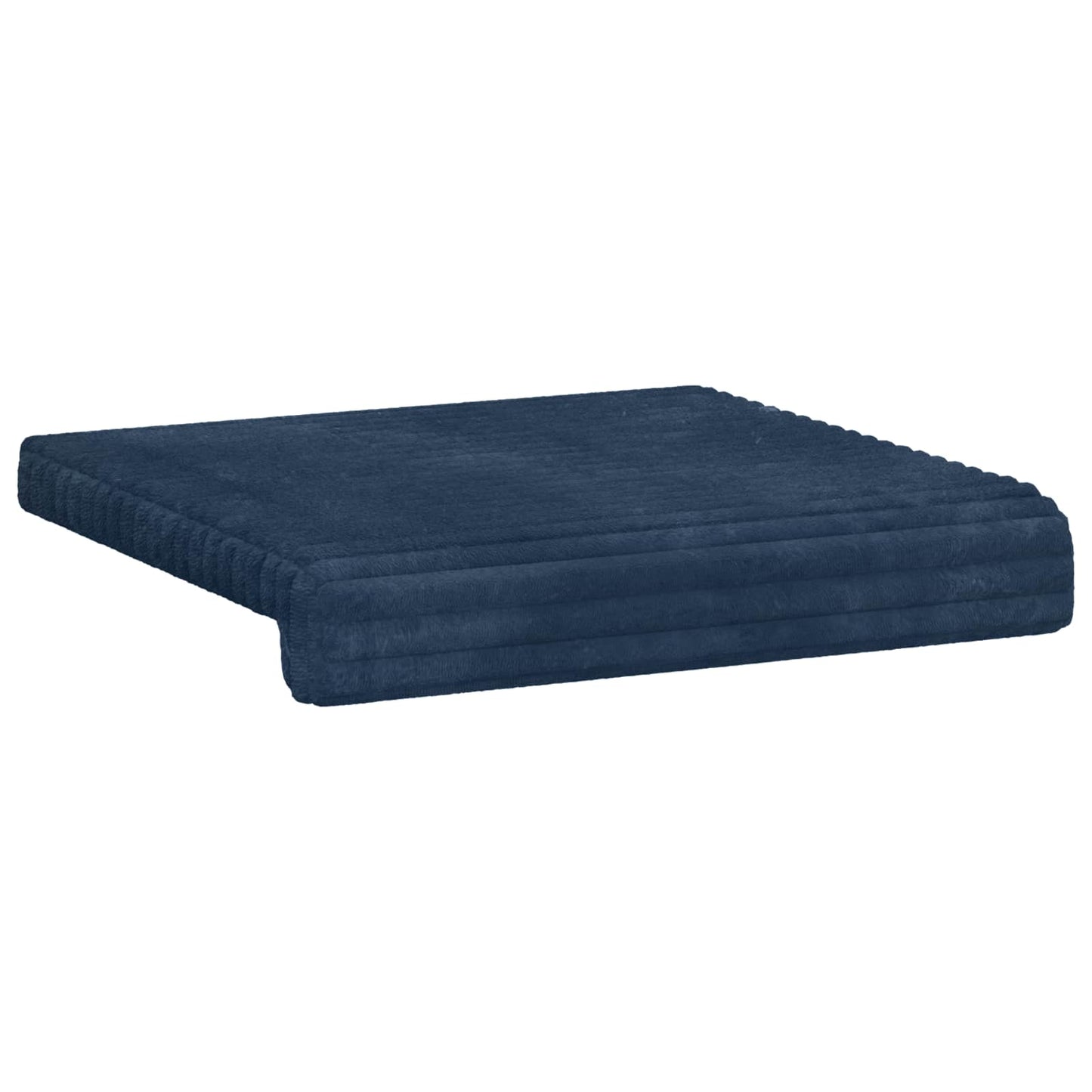 Bankkussen 4 st Pluche Corduroy Marineblauw Diepte 35 cm