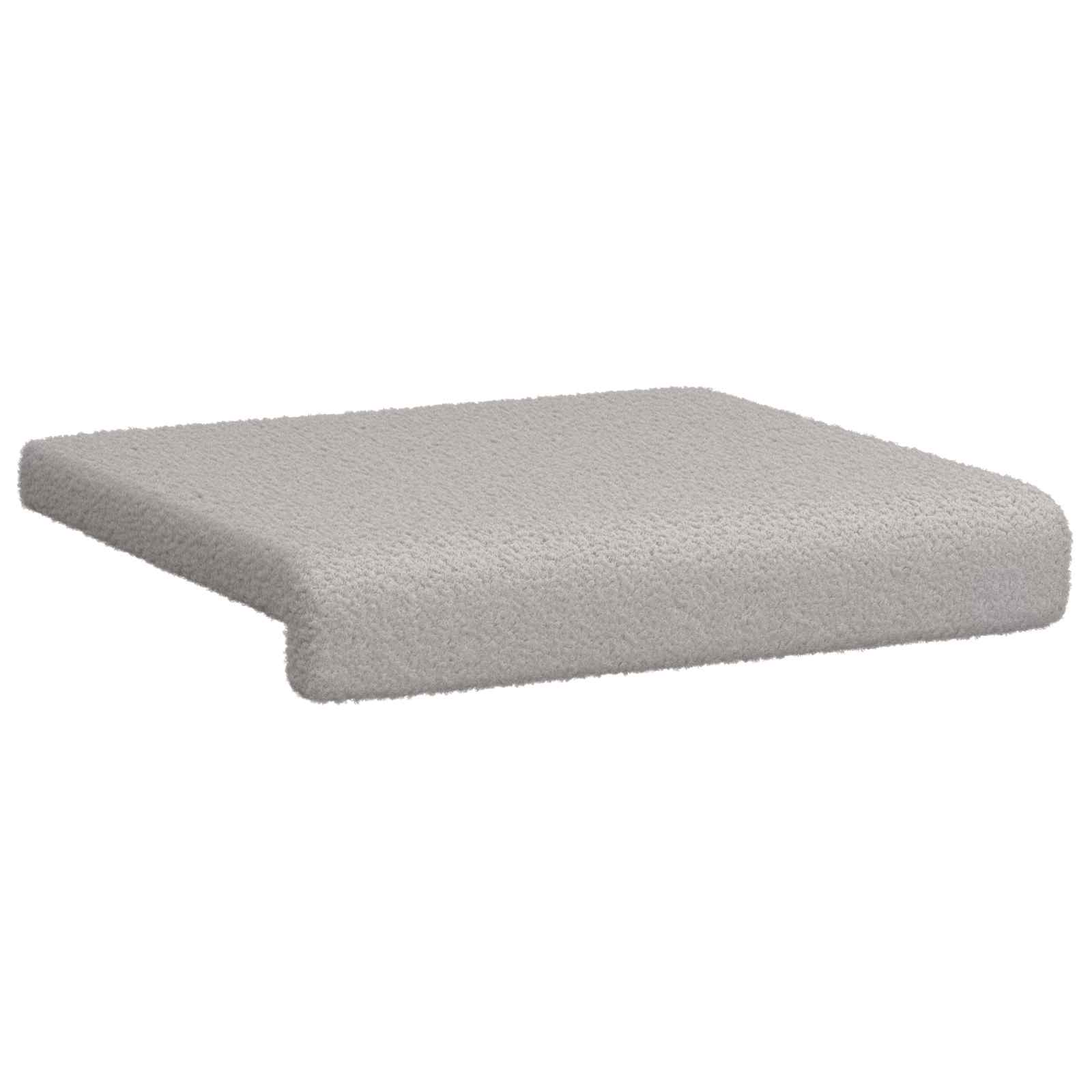 Bankkussen 4 st Sherpa Stof Lichtgrijs Diepte 35 cm