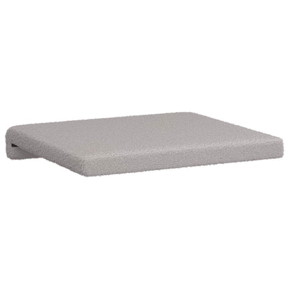 Bankkussen 4 st Sherpa Stof Lichtgrijs Diepte 35 cm
