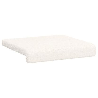 Bankkussen 4 st Sherpa Stof Crèmekleurig Diepte 35 cm