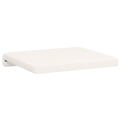 Bankkussen 4 st Sherpa Stof Crèmekleurig Diepte 35 cm