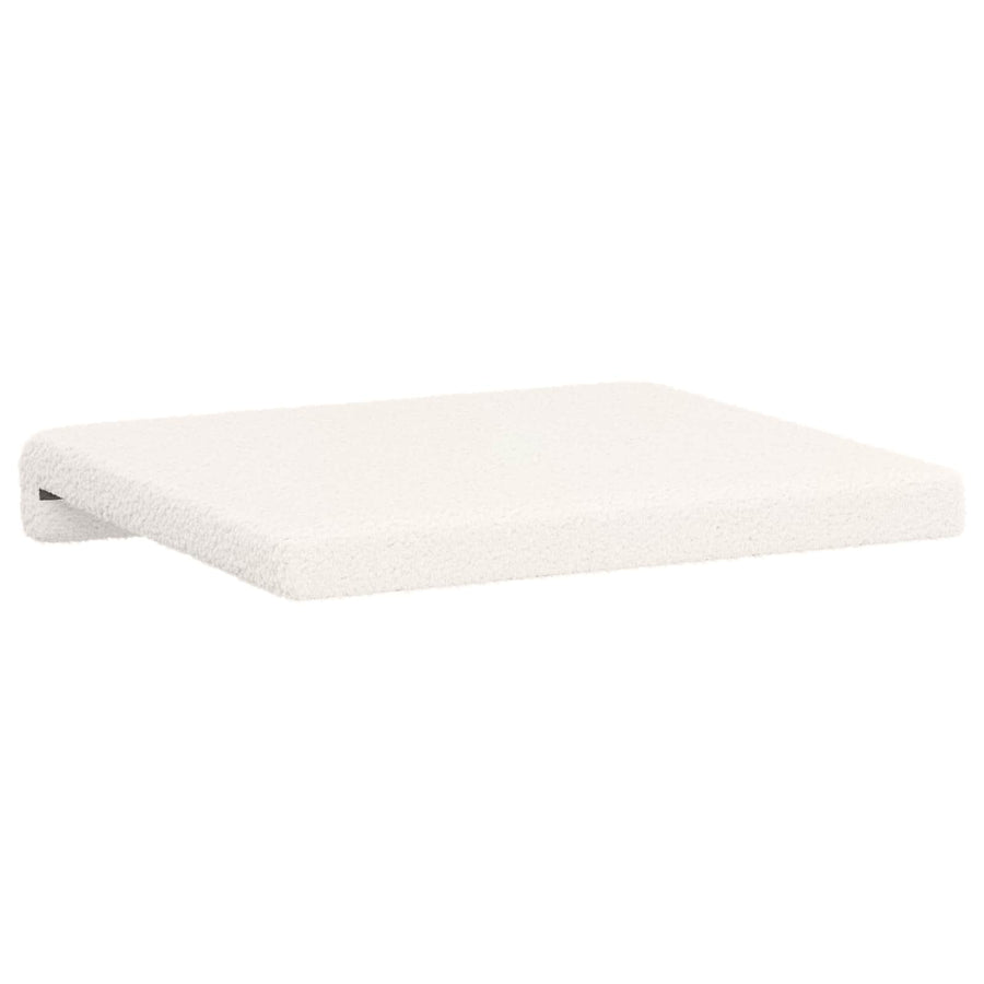 Bankkussen 4 st Sherpa Stof Crèmekleurig Diepte 35 cm