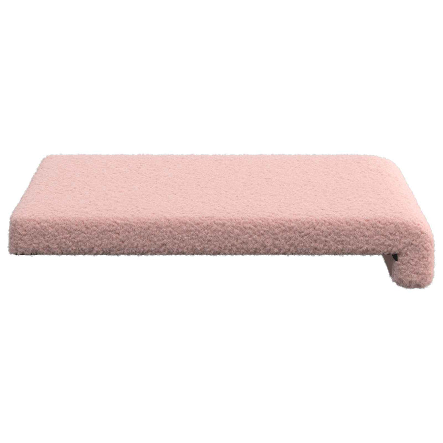 Bankkussen 4 st Sherpa Stof Roze Diepte 35 cm