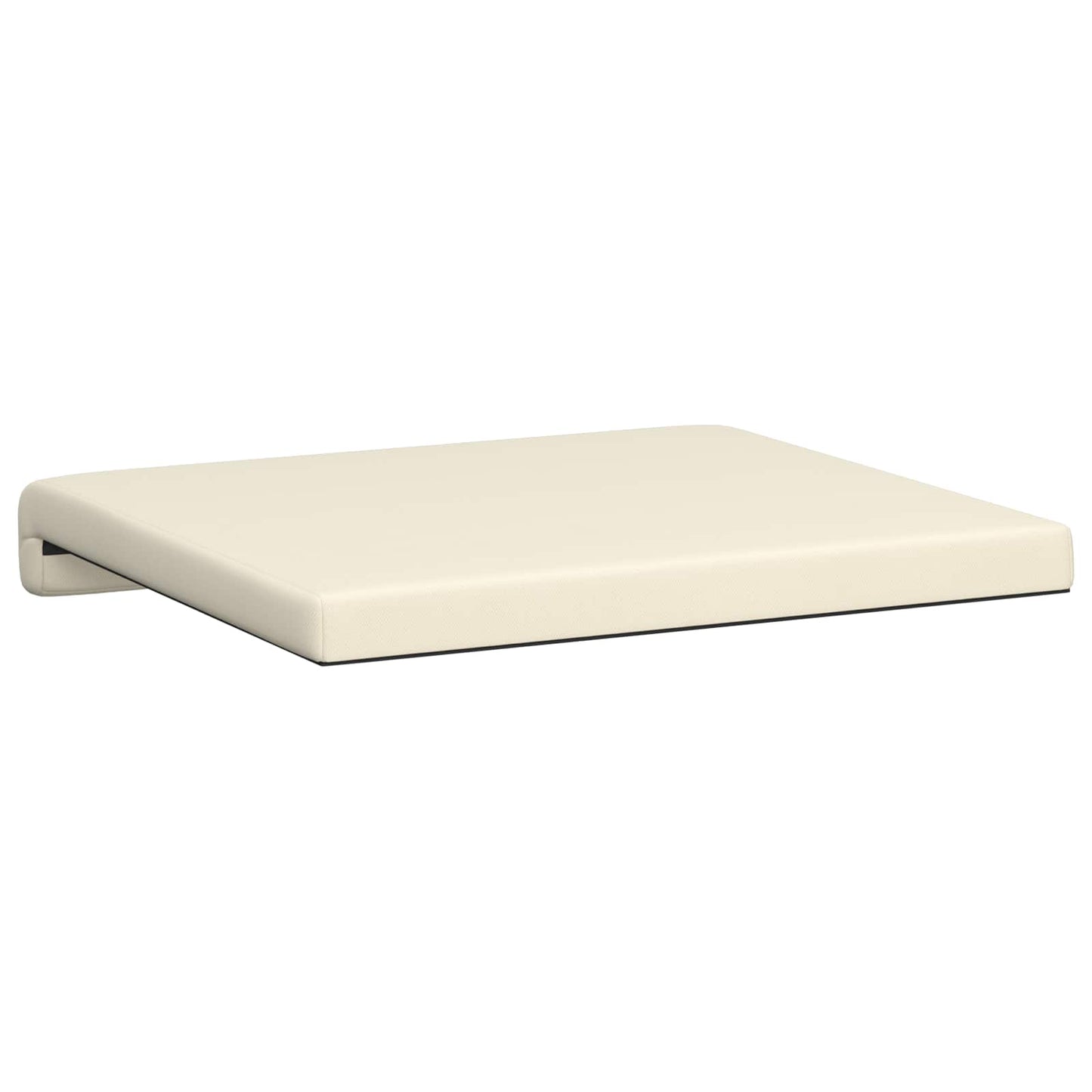 Bankkussen 4 st Textured Velvet Crèmekleurig Diepte 35 cm