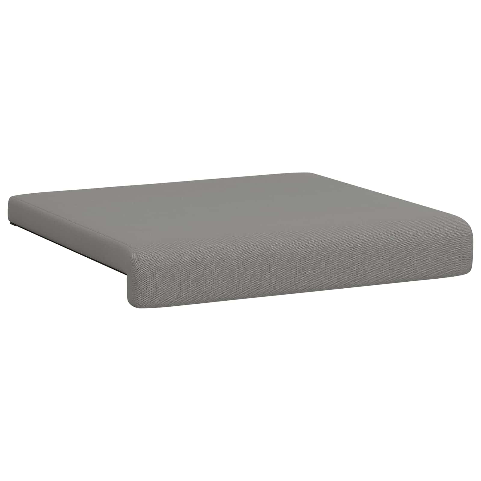 Bankkussen 4 st Textured Velvet Donkergrijs Diepte 35 cm