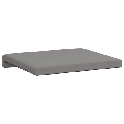 Bankkussen 4 st Textured Velvet Donkergrijs Diepte 35 cm
