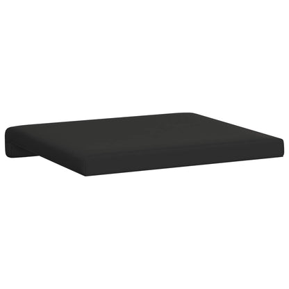 Bankkussen 4 st Textured Velvet Zwart Diepte 35 cm