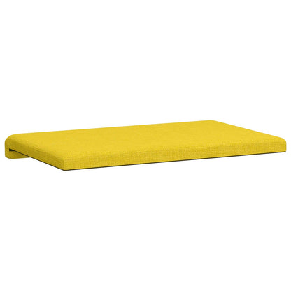 Bankkussen Stof Lichtgeel Diepte 35 cm