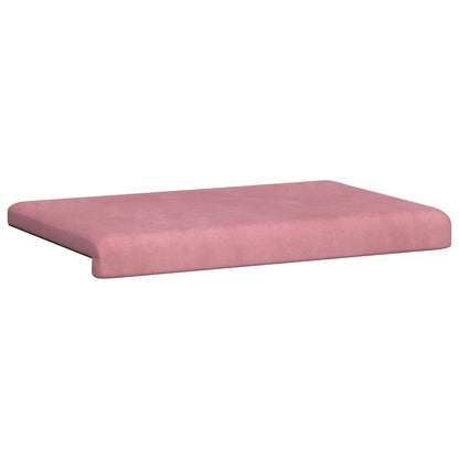 Bankkussen fluweel Roze Diepte 35 cm