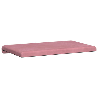 Bankkussen fluweel Roze Diepte 35 cm