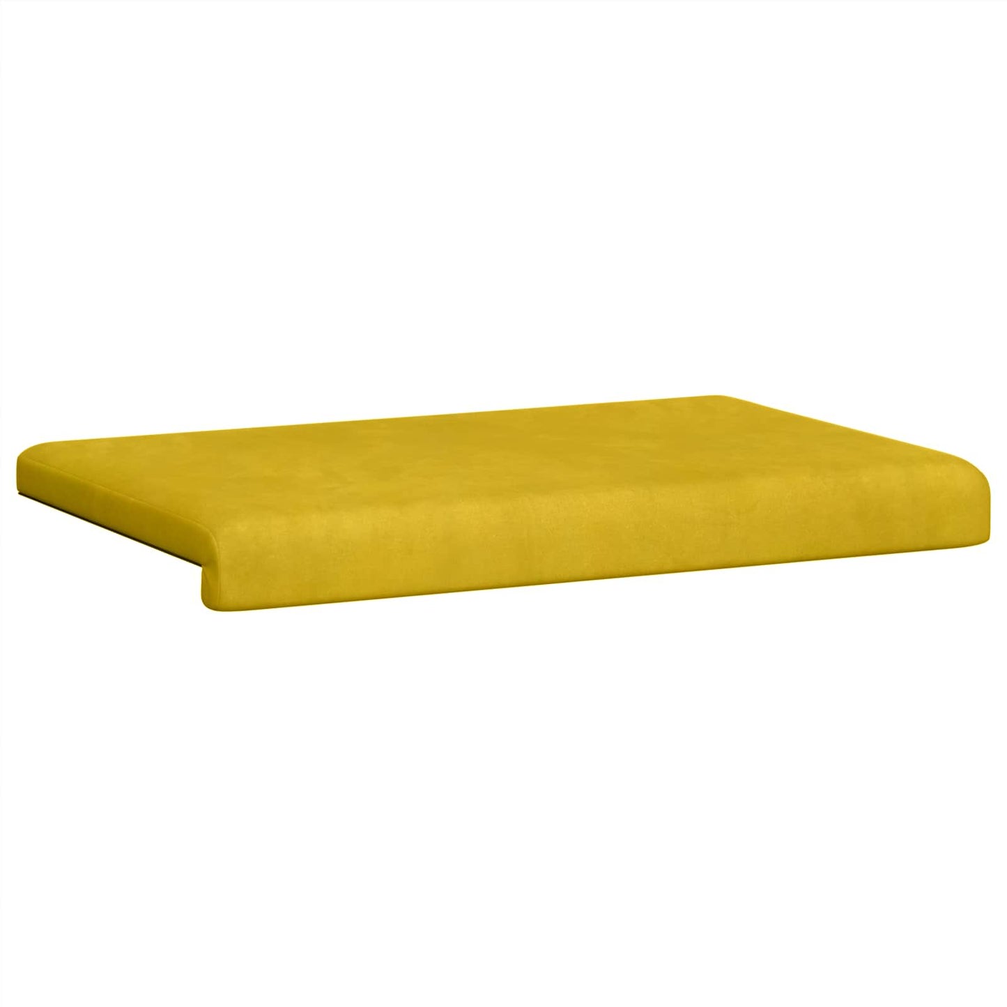 Bankkussen fluweel Geel Diepte 35 cm