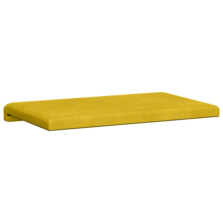 Bankkussen fluweel Geel Diepte 35 cm