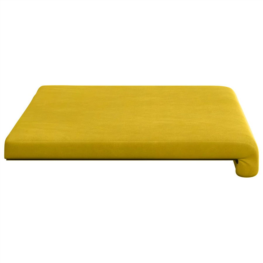 Bankkussen fluweel Geel Diepte 35 cm