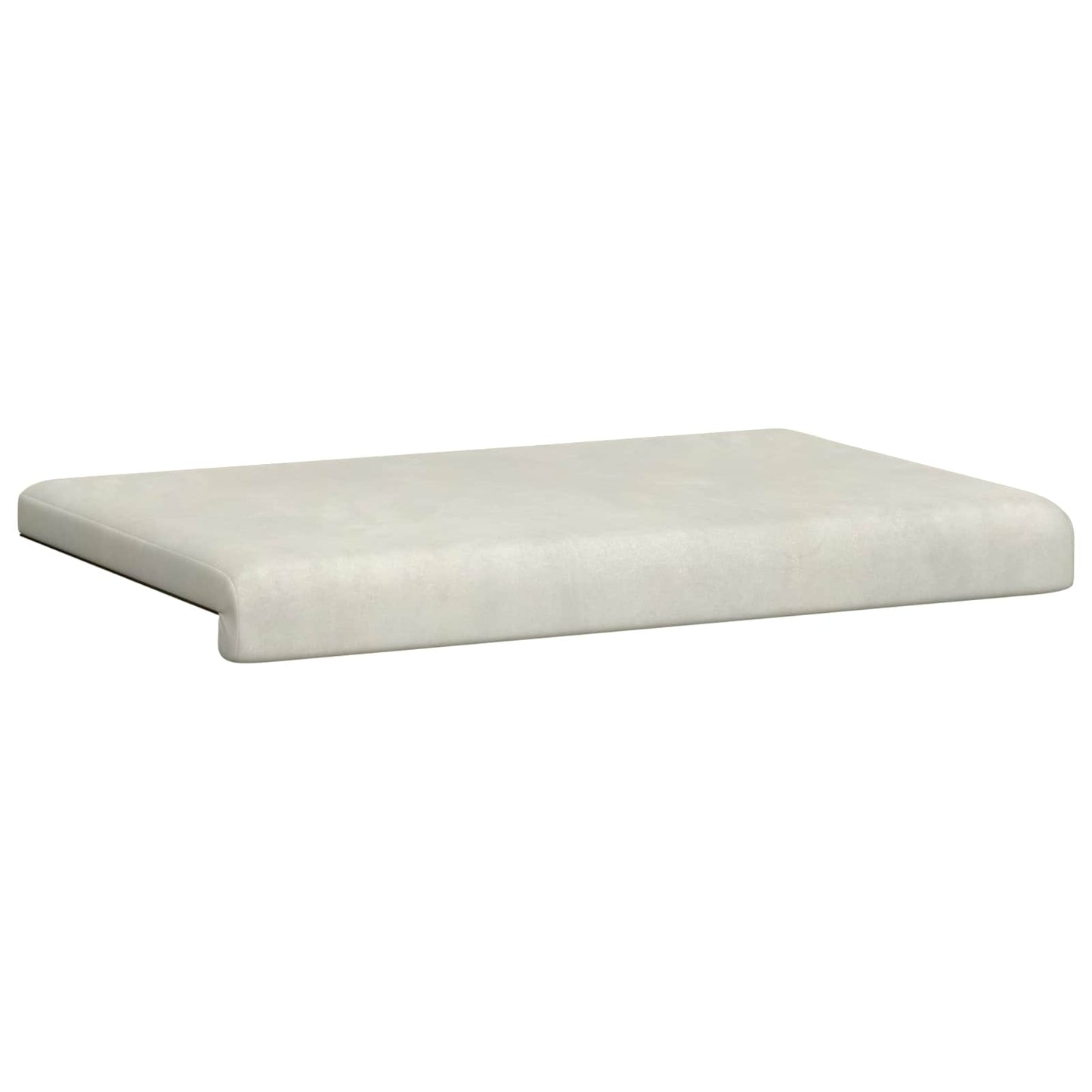 Bankkussen fluweel Crèmekleurig Diepte 35 cm
