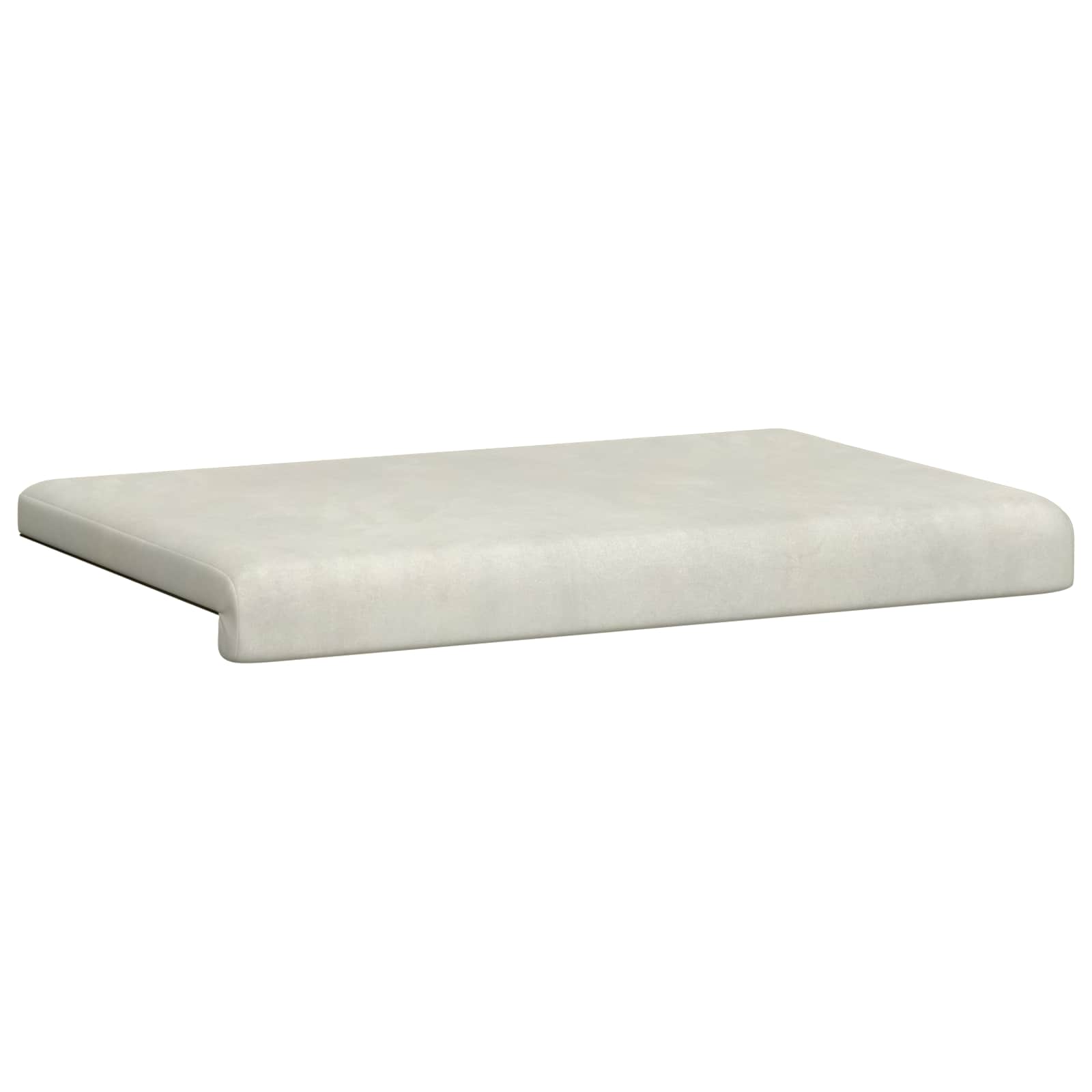 Bankkussen fluweel Crèmekleurig Diepte 35 cm