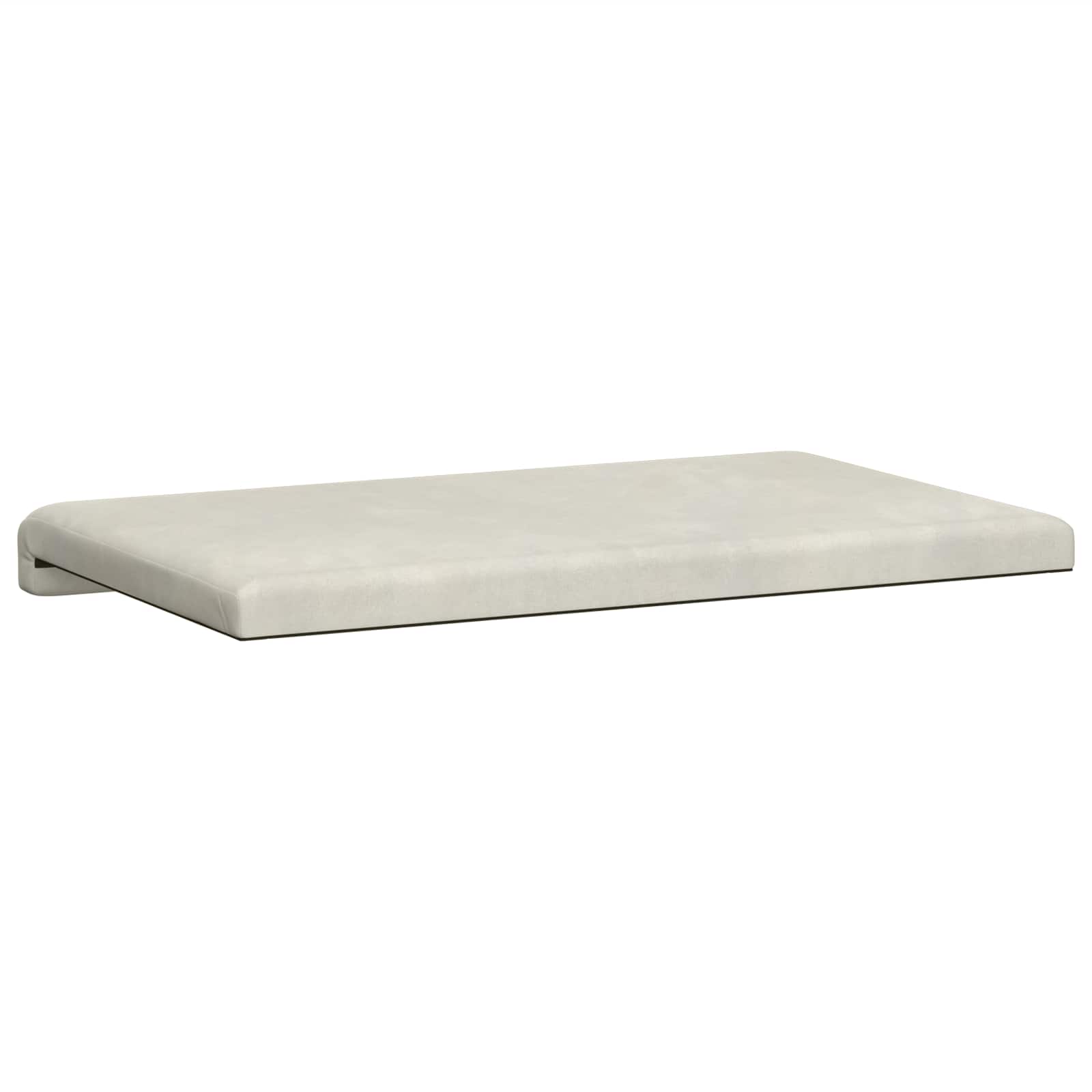 Bankkussen fluweel Crèmekleurig Diepte 35 cm
