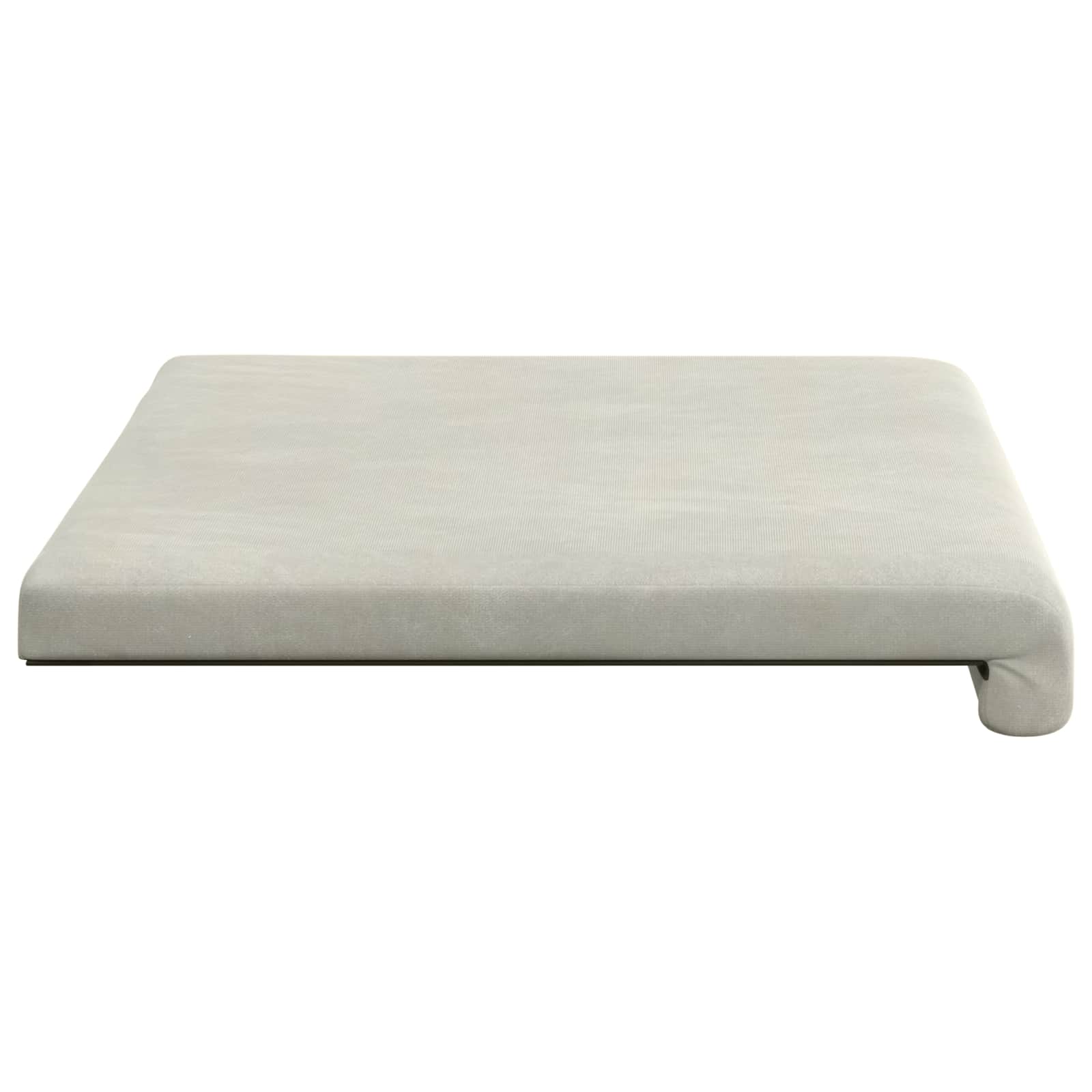 Bankkussen fluweel Crèmekleurig Diepte 35 cm