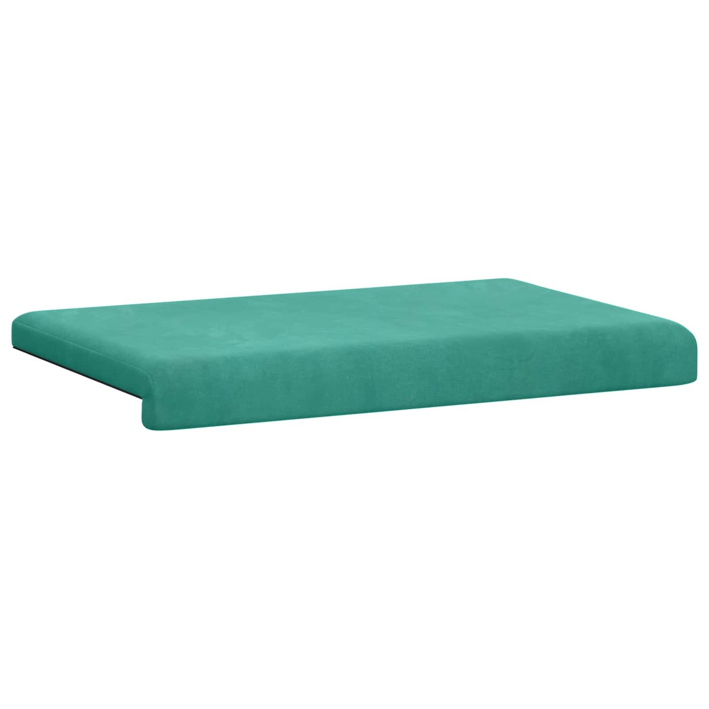 Bankkussen fluweel Turquoise Diepte 35 cm