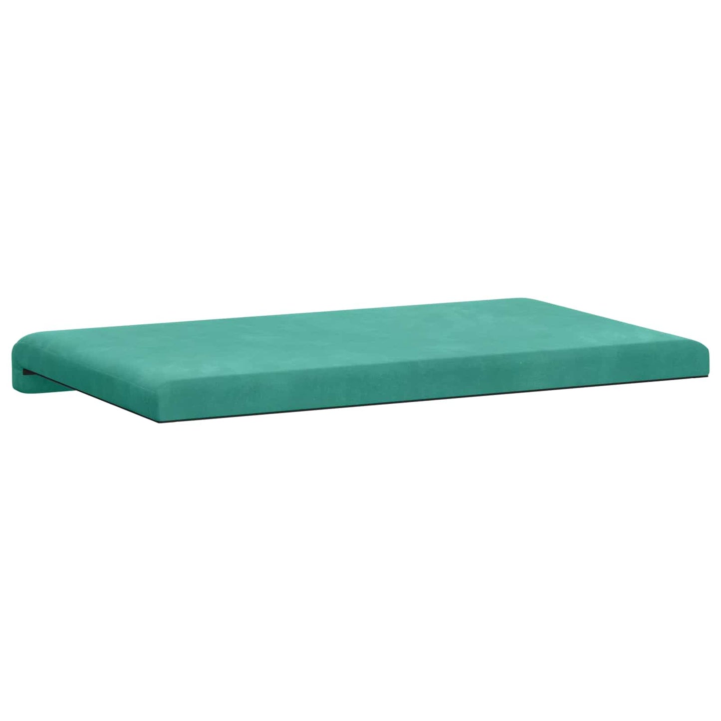 Bankkussen fluweel Turquoise Diepte 35 cm