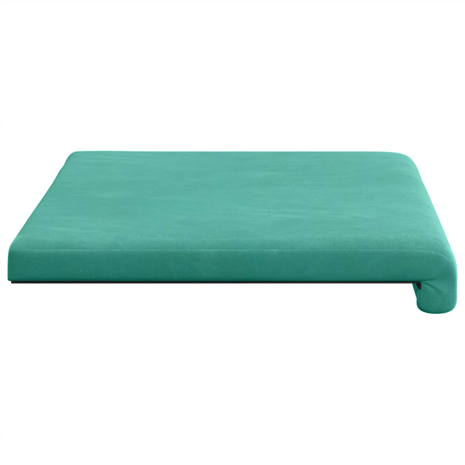 Bankkussen fluweel Turquoise Diepte 35 cm