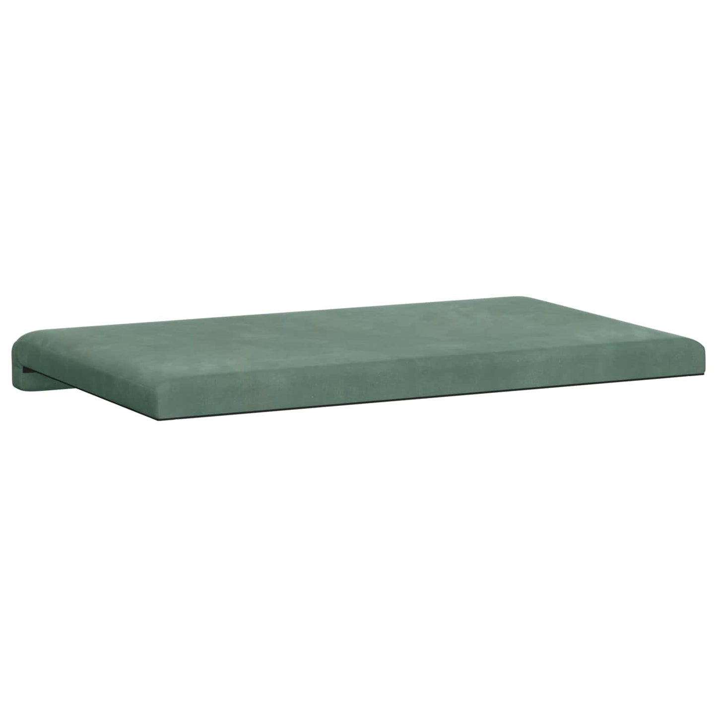 Bankkussen fluweel Zeegroen Diepte 35 cm