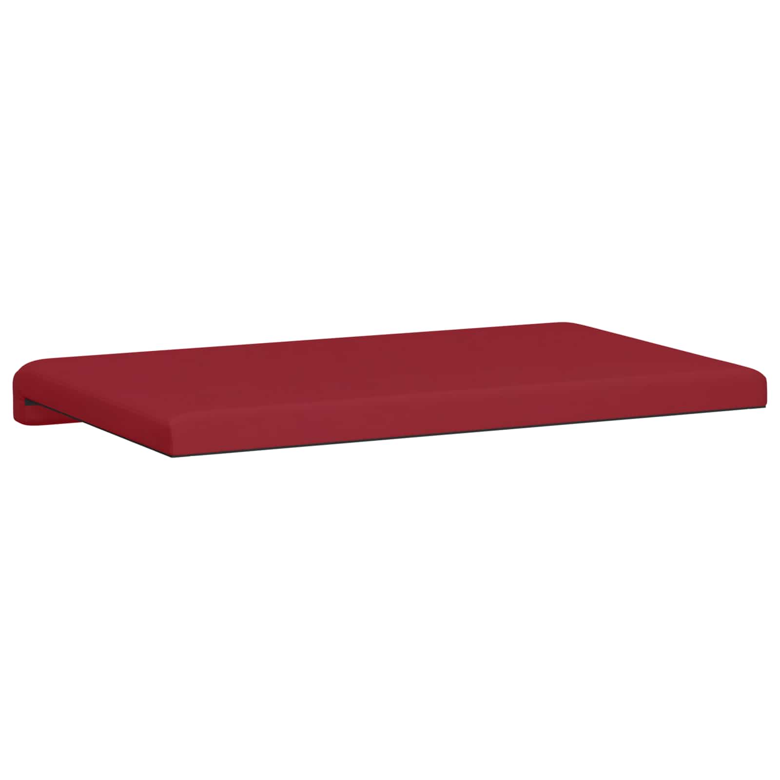 Bankkussen Kunstleer Wijnrood Diepte 35 cm