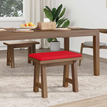 Bankkussen Kunstleer Rood Diepte 35 cm