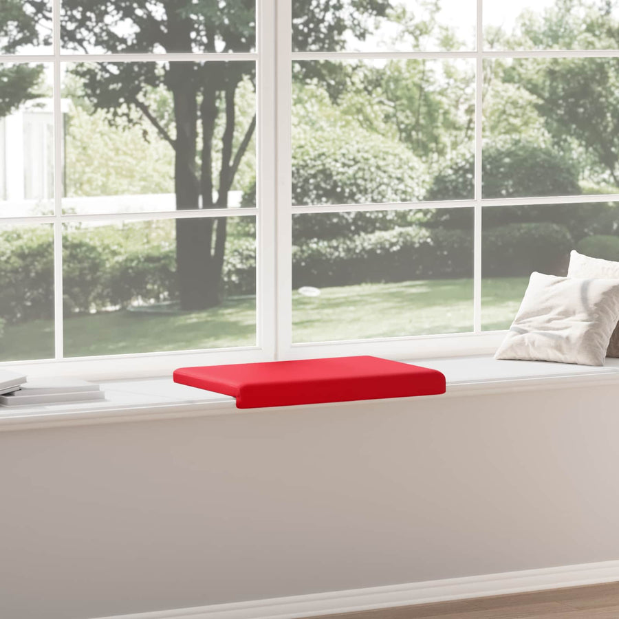 Bankkussen Kunstleer Rood Diepte 35 cm