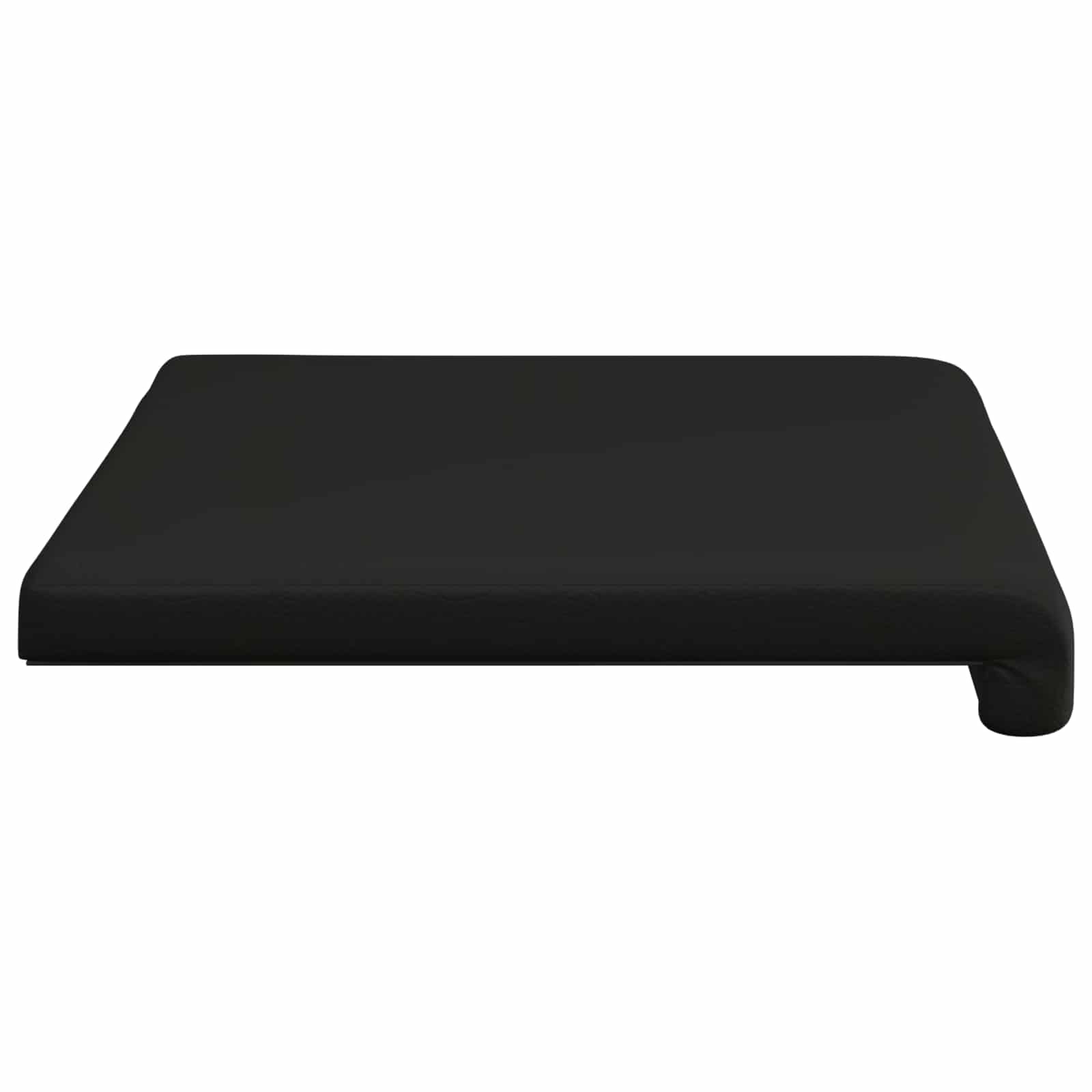 Bankkussen Kunstleer Zwart Diepte 35 cm
