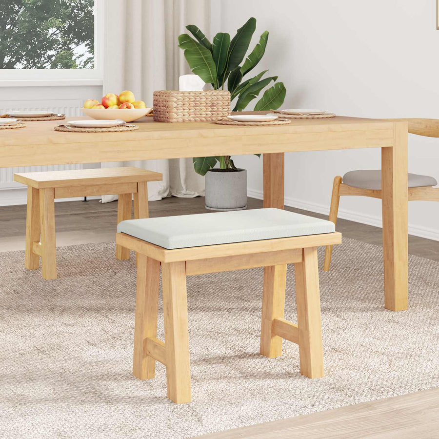 Bankkussen Kunstleer Wit Diepte 35 cm