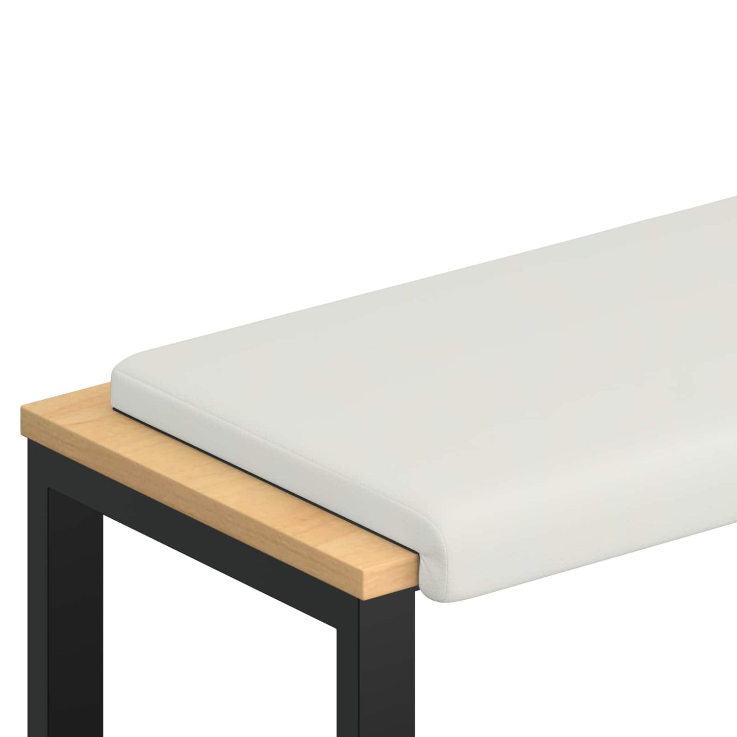 Bankkussen Kunstleer Wit Diepte 35 cm