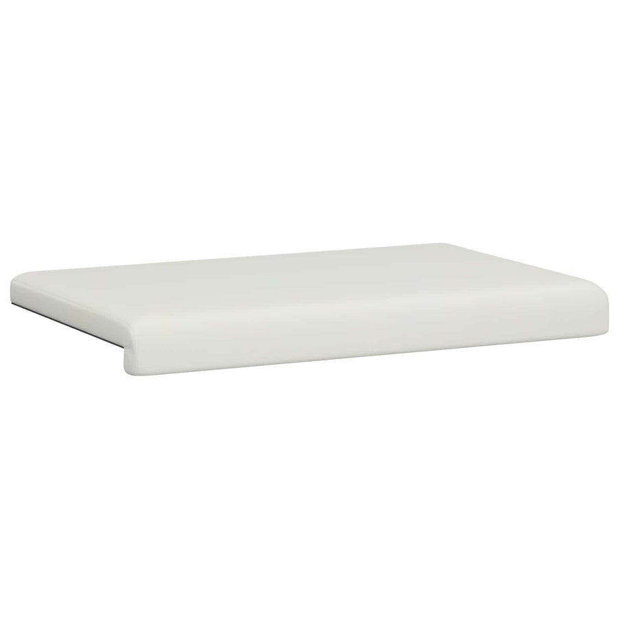 Bankkussen Kunstleer Wit Diepte 35 cm