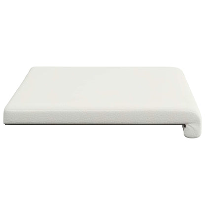 Bankkussen Kunstleer Wit Diepte 35 cm