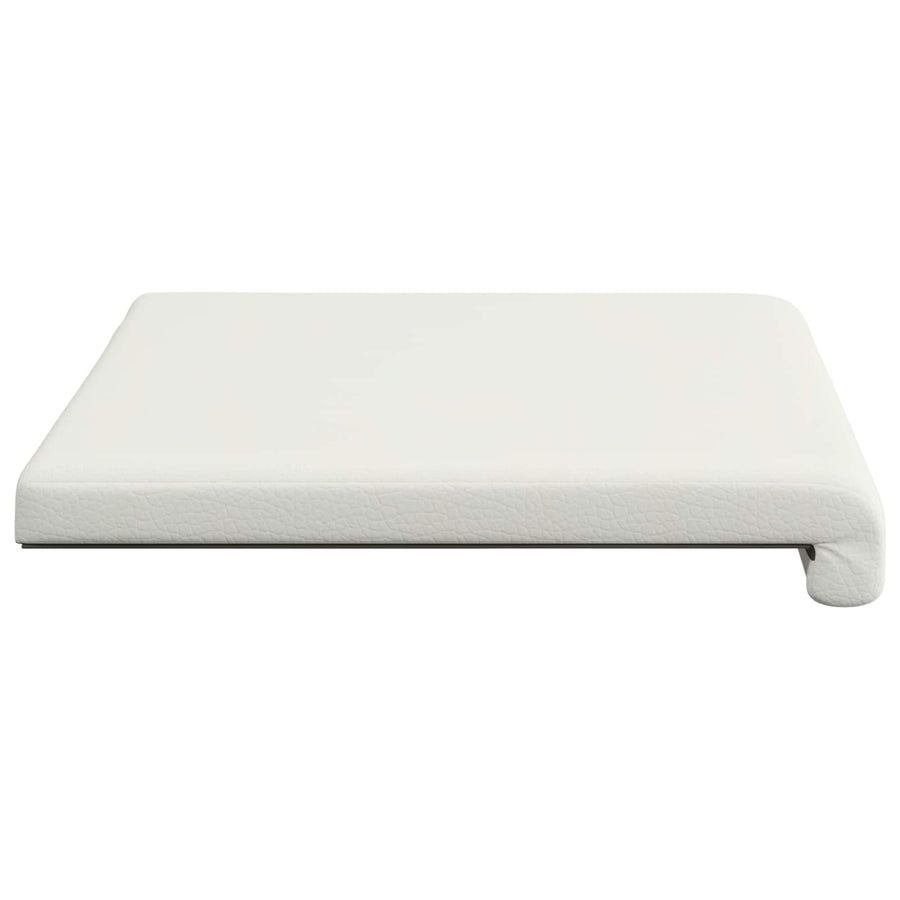 Bankkussen Kunstleer Wit Diepte 35 cm