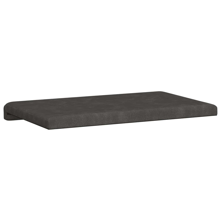 Bankkussen Kunstleer Zwart Diepte 35 cm
