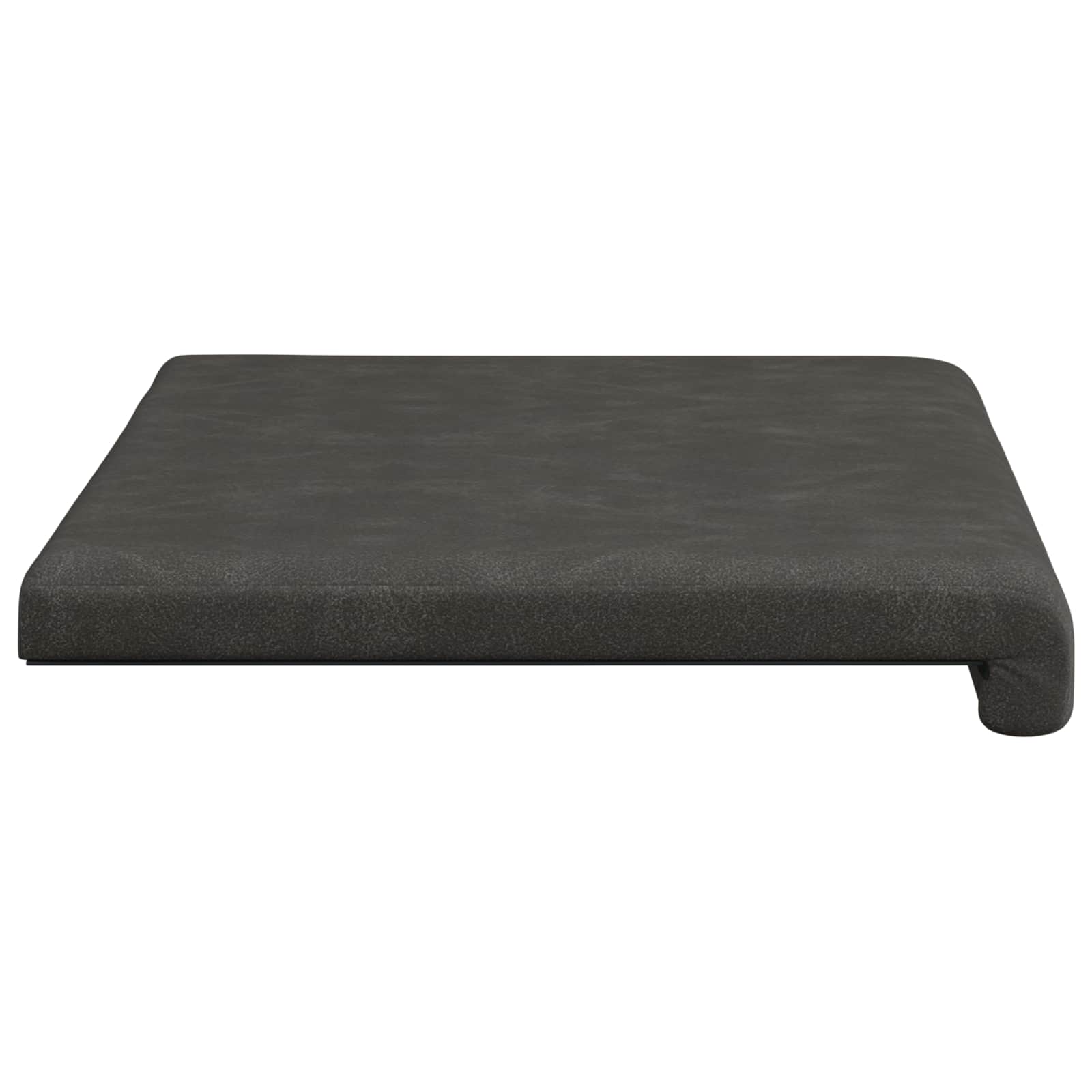 Bankkussen Kunstleer Zwart Diepte 35 cm