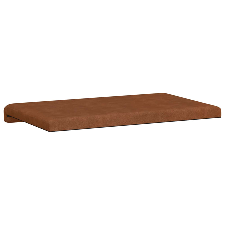 Bankkussen Kunstleer Bruin Diepte 35 cm