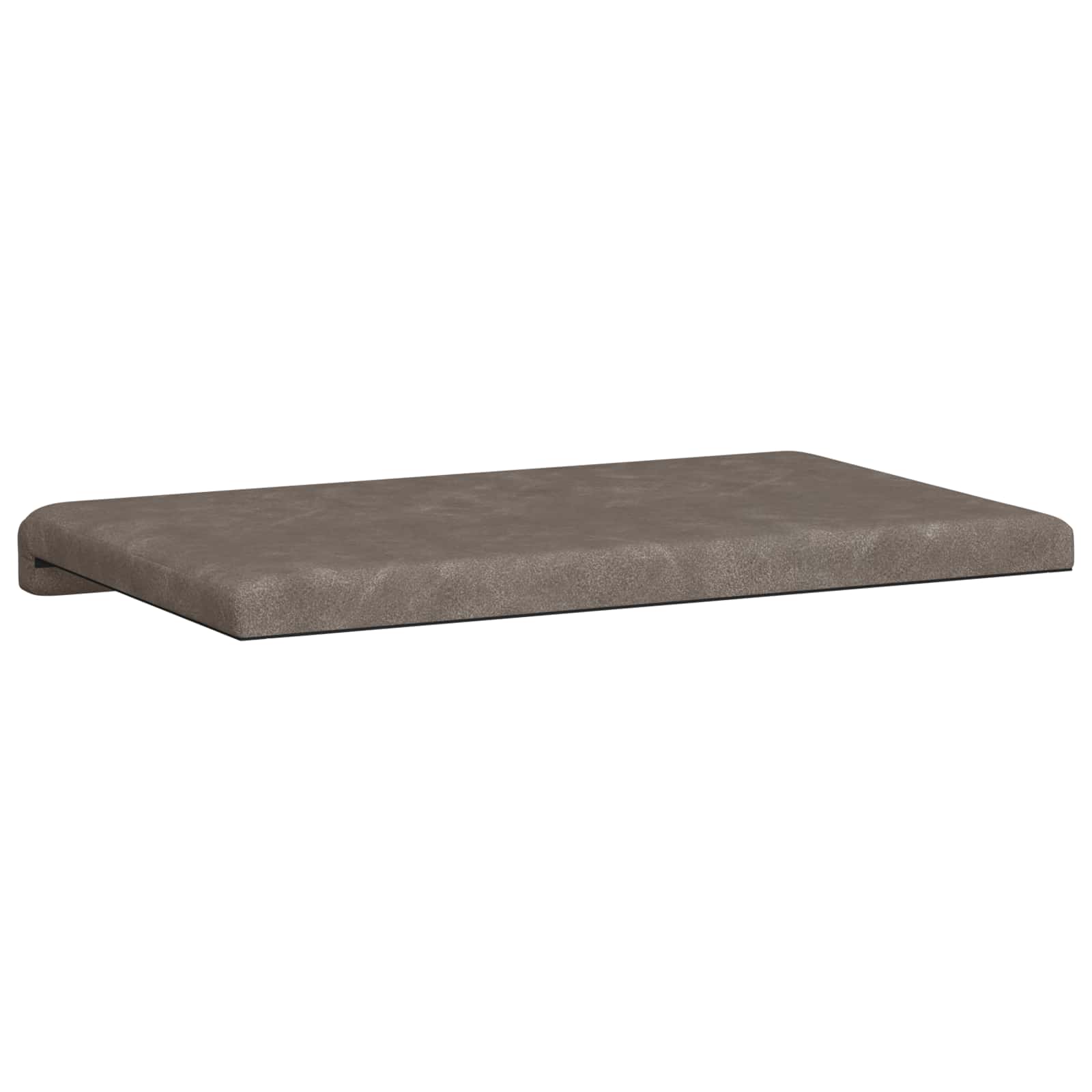 Bankkussen Kunstleer Grijs Diepte 35 cm