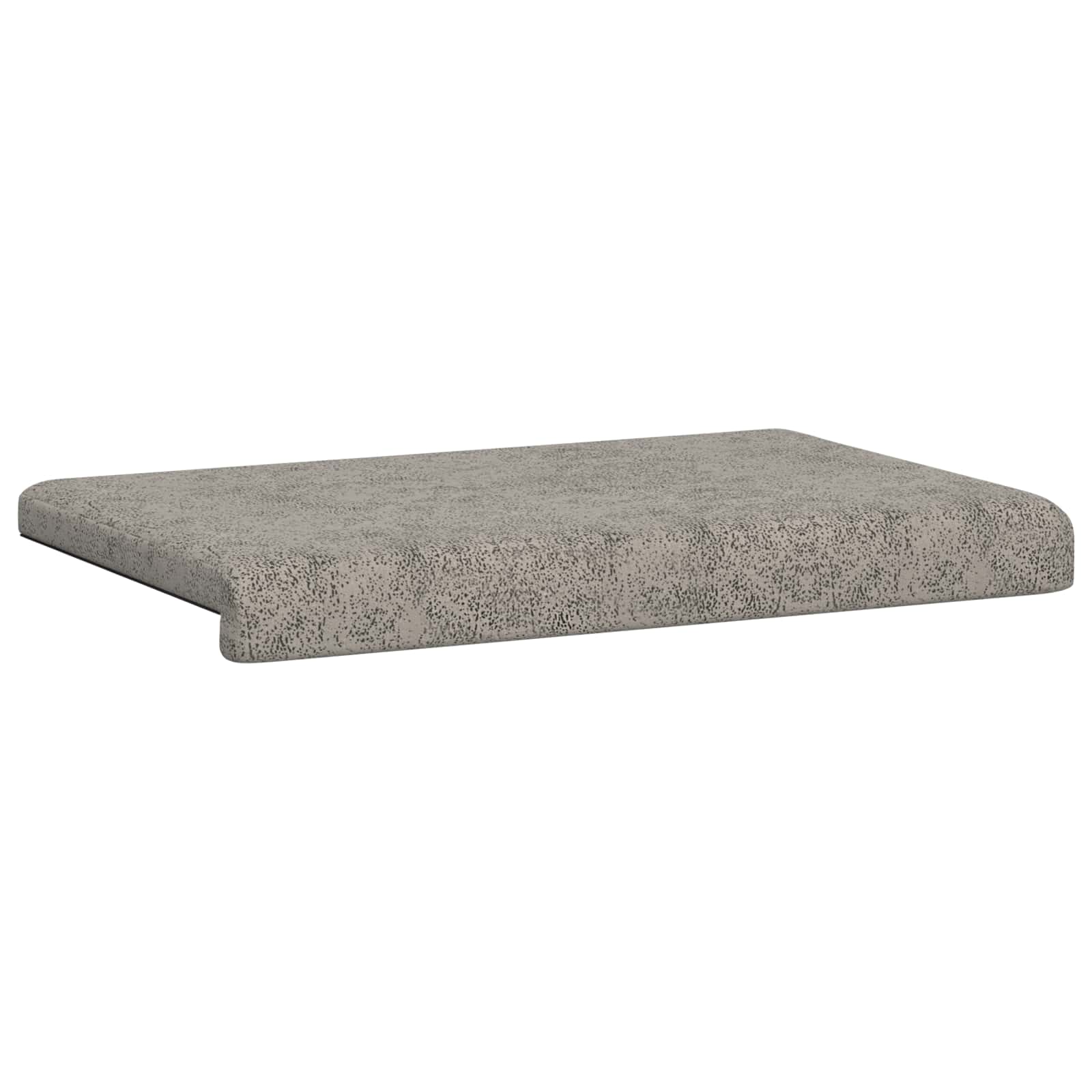 Bankkussen Faux Suède Stof Lichtgrijs Diepte 35 cm