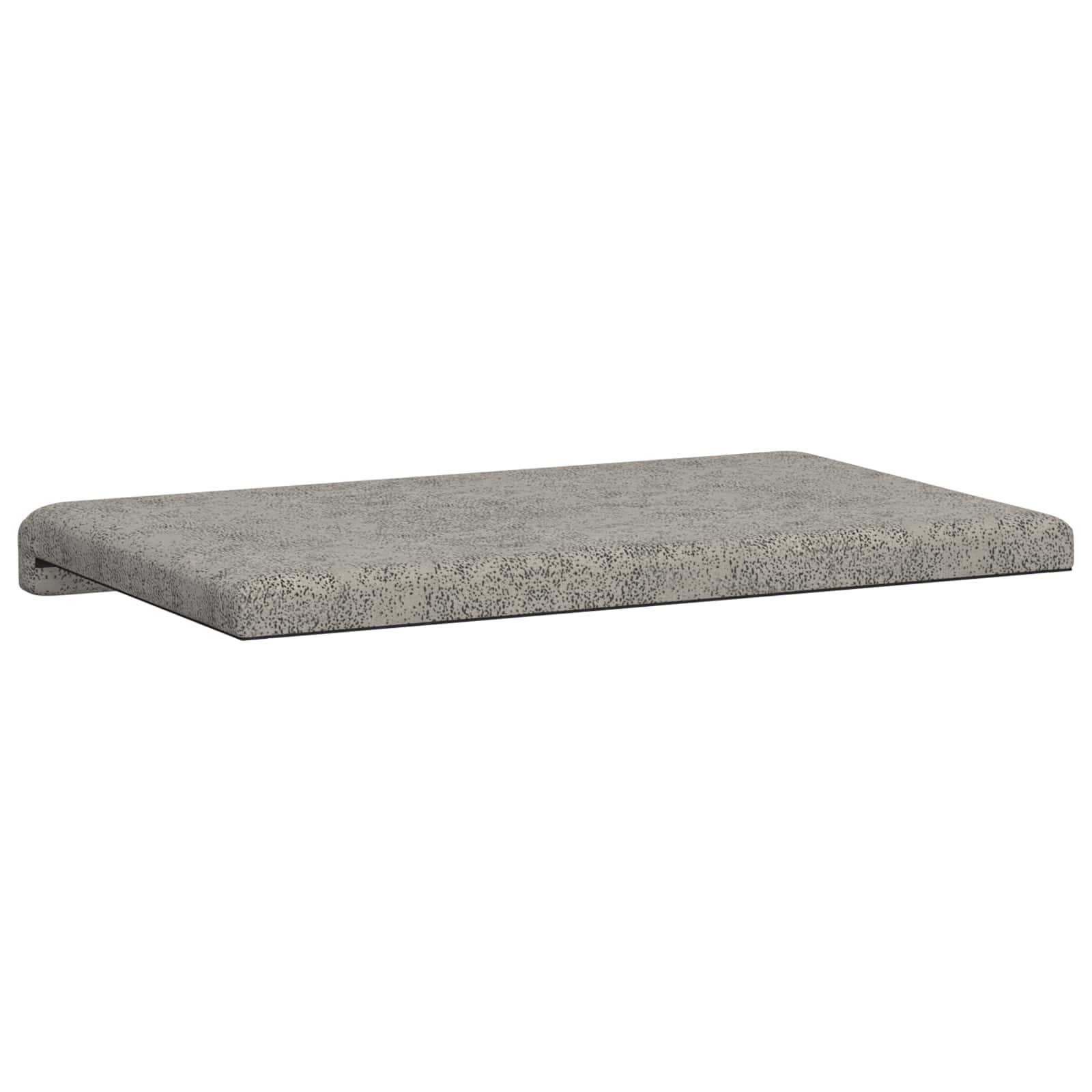 Bankkussen Faux Suède Stof Lichtgrijs Diepte 35 cm
