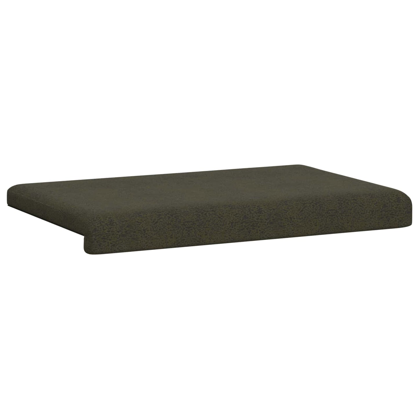 Bankkussen Faux Suède Stof Legergroen Diepte 35 cm